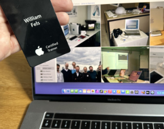 Mon badge Apple Certified Trainer